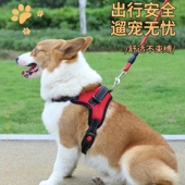 狗狗牵引绳背心式 胸背带小中大型犬遛狗金毛拉布拉多泰迪狗链狗绳