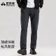 无logo软壳裤 户外加绒直筒裤 男春季 拓路者 保暖防风耐磨徒步裤