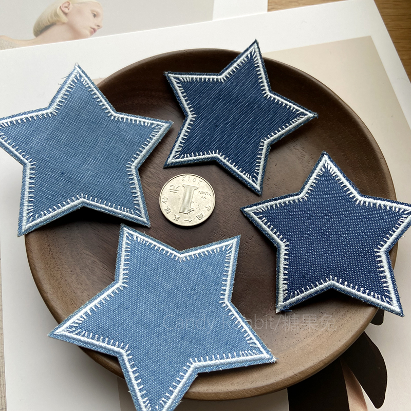 牛仔补丁贴刺绣服装辅料