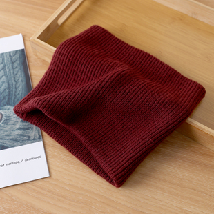 针织围脖男女套头加厚保暖脖套护颈椎中老年秋冬季防寒围巾假领子