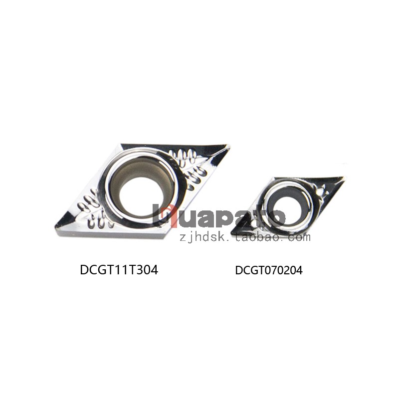 菱形55度DCGT11T304-AL/DCGT070204-AL 铜铝专用无涂层数控车刀片