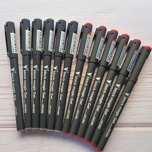 晨光AGP13902黑骑士子弹头中性笔0.5mm碳素笔办公学习考试