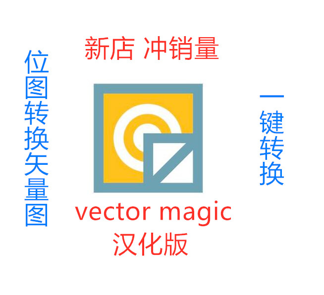 位图转换矢量图一键vector magic汉化jpg bmp转eps png svg