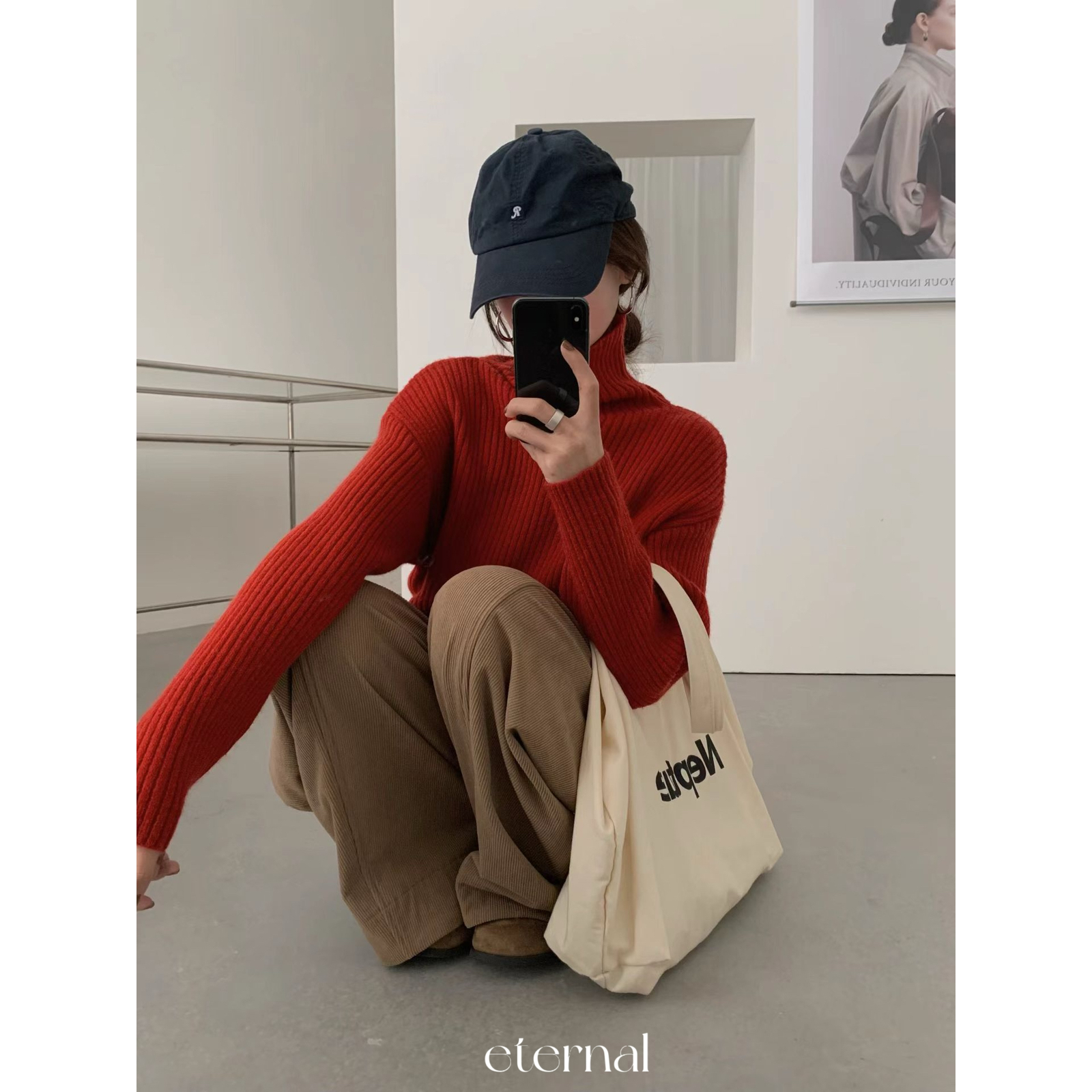 eternal.西子-冬季首爆加大加厚保暖针织坑条毛衣（含6羊毛M1602