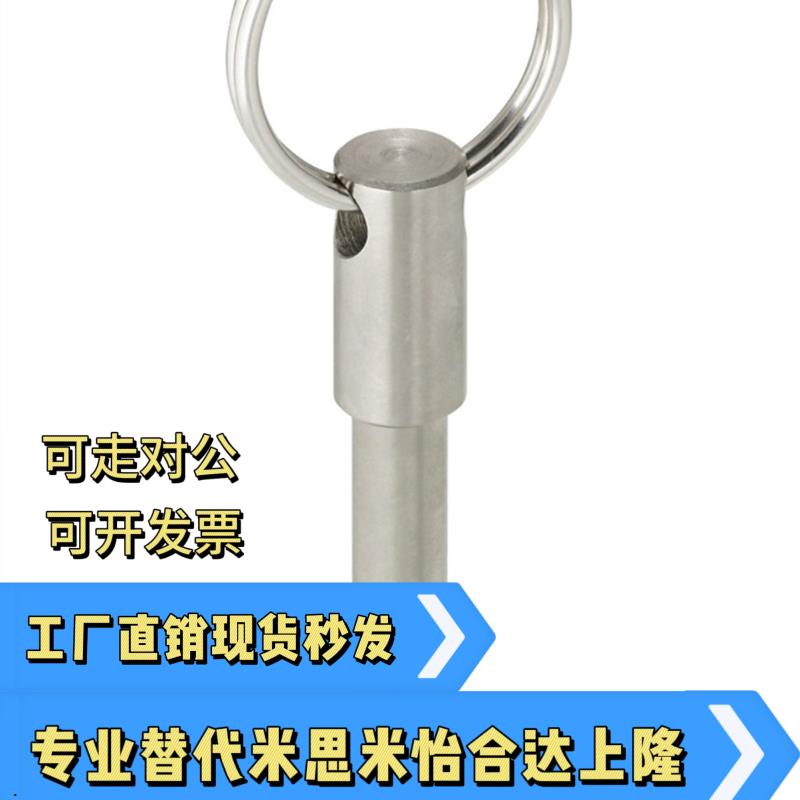 BLPS5/6/8/10/12/16-25/30/40/50/60 球头锁紧销 弹簧型快卸插销