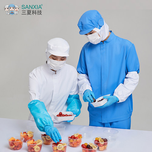 三夏科技食品厂工作服透气