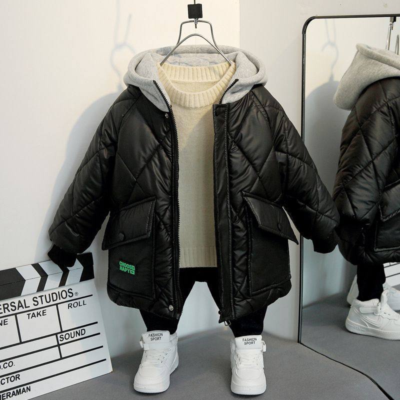 男童冬季中大童棉衣加棉加厚连帽儿童外套洋气男孩羽绒棉服潮,童装/婴儿装/亲子装,羽绒服,淘宝优惠券,粉丝福利购,淘宝优惠卷