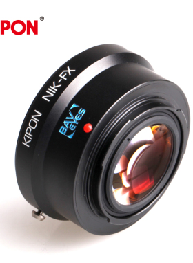 KIPON NIK-FX Baveyes NIK镜头接FUJI X机身0.7倍减焦增光转接环