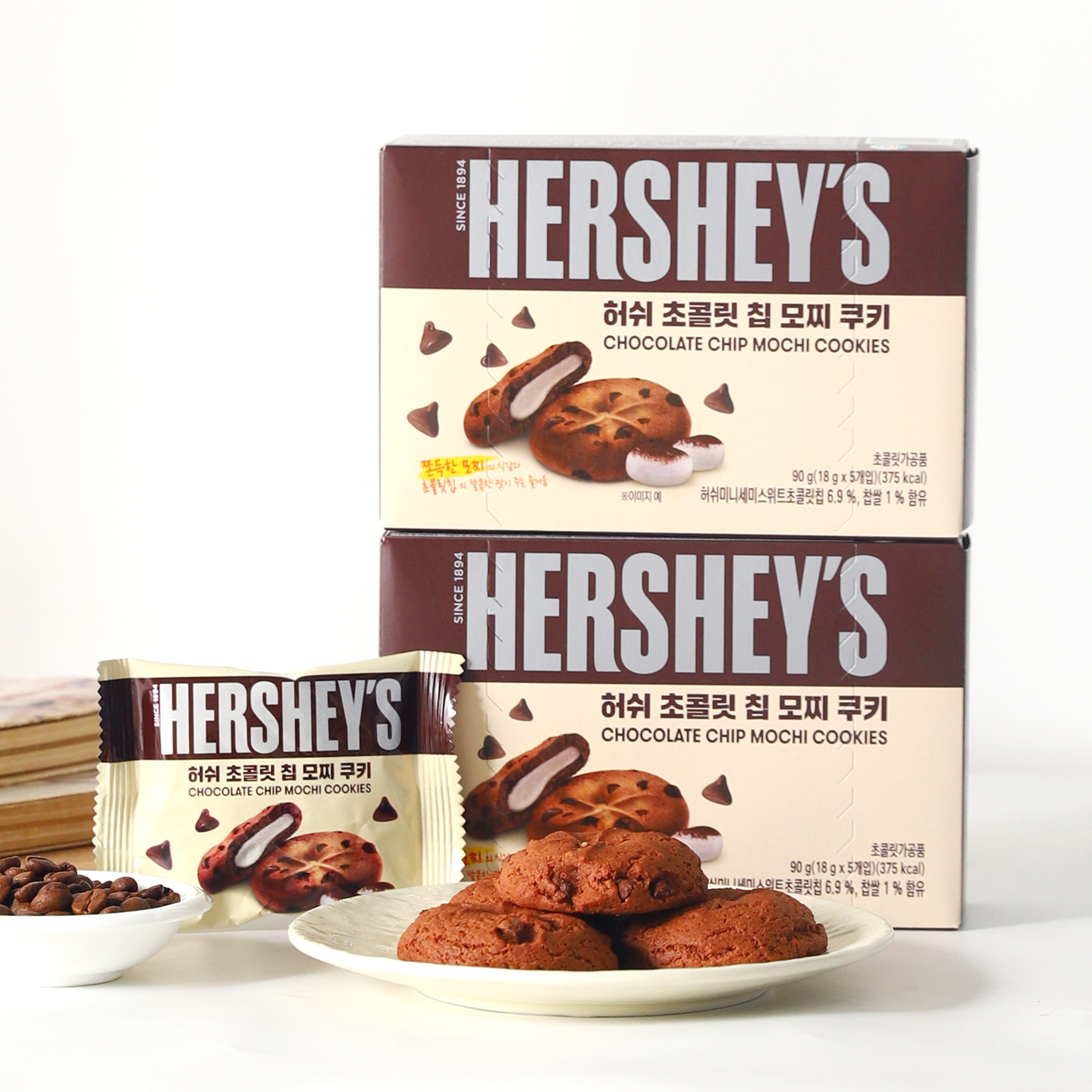韩国进口HERSHEY'S好时巧克力味打糕曲奇饼干下午茶糕点网红零食