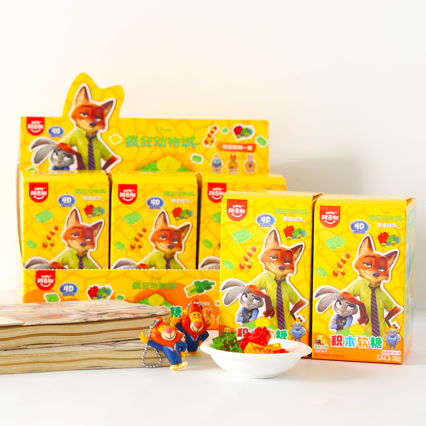 阿麦斯4D积木果汁软糖