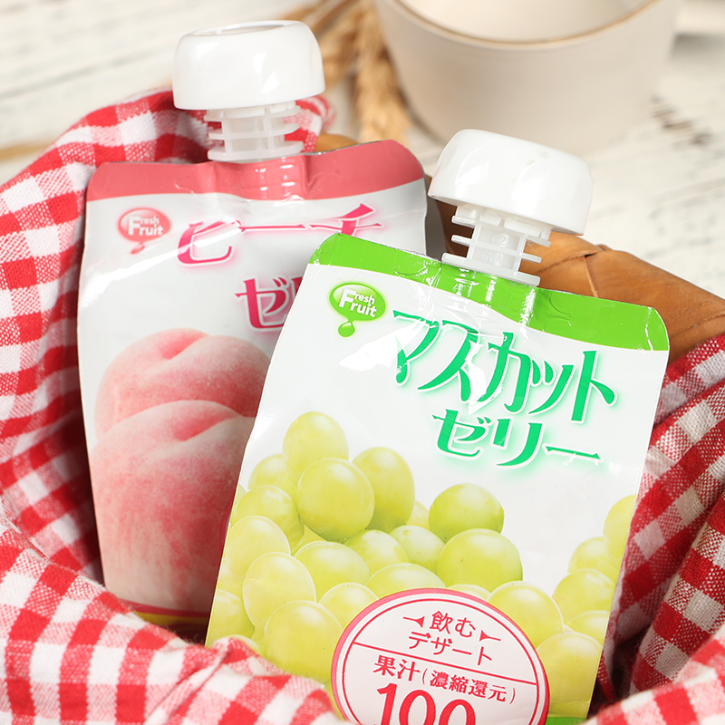 出口日本零食 星宇seiu水果果汁果凍 可吸果凍多種味道可選165g裝