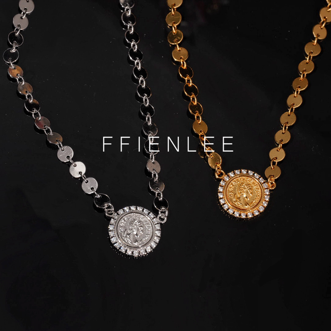 925银项链 自由古巴 轻奢古币毛衣链女款气质百搭项链,饰品/流行首饰/时尚饰品新,银饰项链,淘宝优惠券,粉丝福利购,淘宝优惠卷