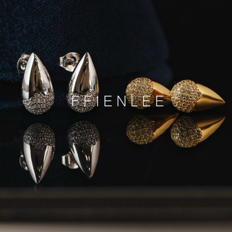 925银耳饰  冰坠 小众设计师款水滴耳钉女款气质百搭耳环,饰品/流行首饰/时尚饰品新,银饰耳饰,淘宝优惠券,粉丝福利购,淘宝优惠卷