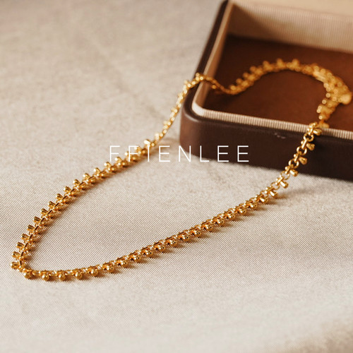 链子925银  怦然心动 小众设计师款毛衣链女款气质百搭项链