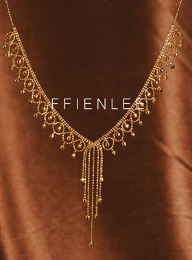 链子925银 火树银花 轻奢小众设计流苏毛衣链女款时尚气质项链