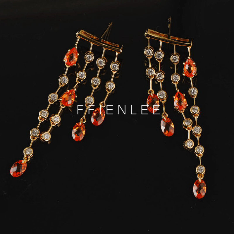 925银耳饰  焰灵舞 轻奢小众流苏耳饰女款时尚气质耳环,饰品/流行首饰/时尚饰品新,银饰耳饰,淘宝优惠券,粉丝福利购,淘宝优惠卷