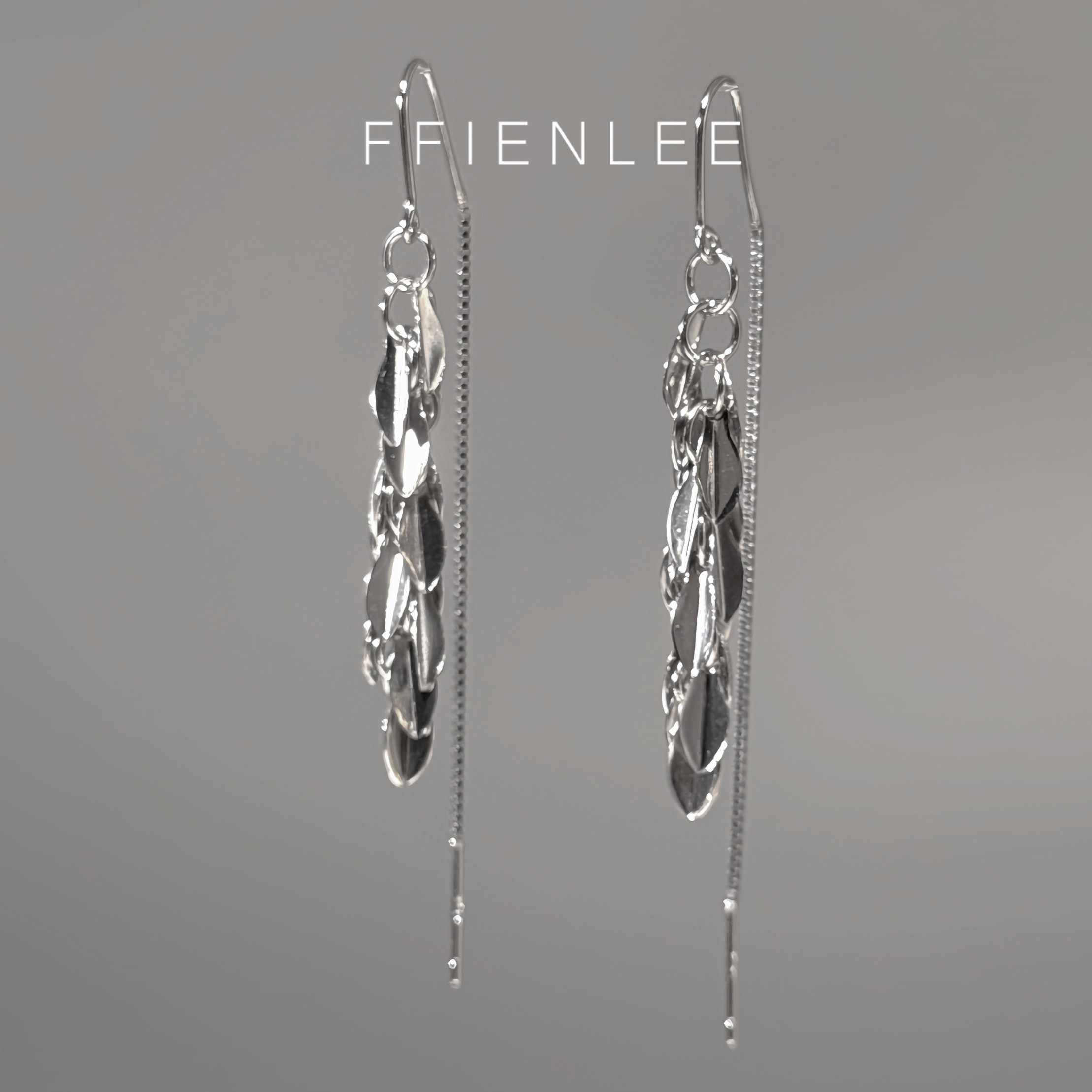 925银耳饰  原叶 设计感耳线女气质轻奢耳环耳饰,饰品/流行首饰/时尚饰品新,银饰耳饰,淘宝优惠券,粉丝福利购,淘宝优惠卷