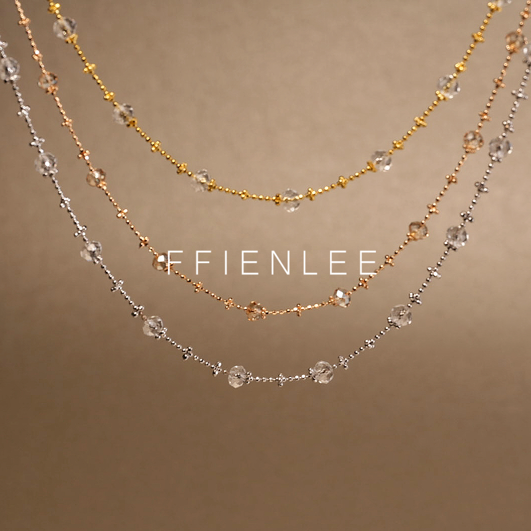 925银项链  缪斯花盾 轻奢小众高级感女款精致锁骨链