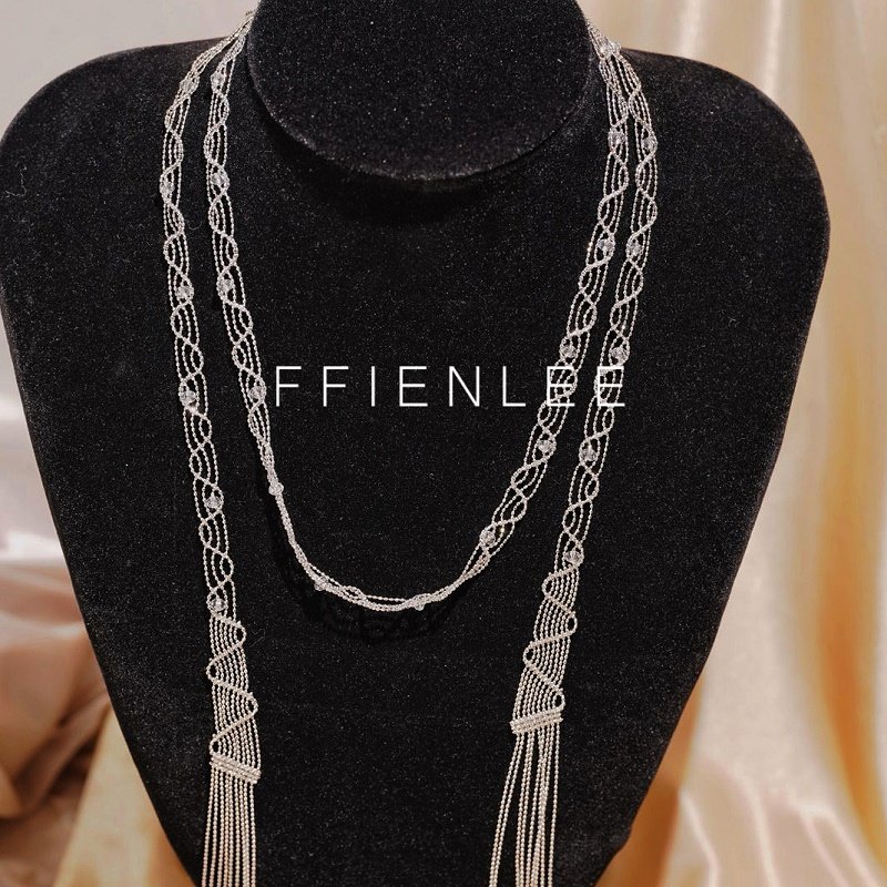 链子925银  醉梦人 小众设计超长毛衣链女款气质个性项链,饰品/流行首饰/时尚饰品新,银饰项链,淘宝优惠券,粉丝福利购,淘宝优惠卷