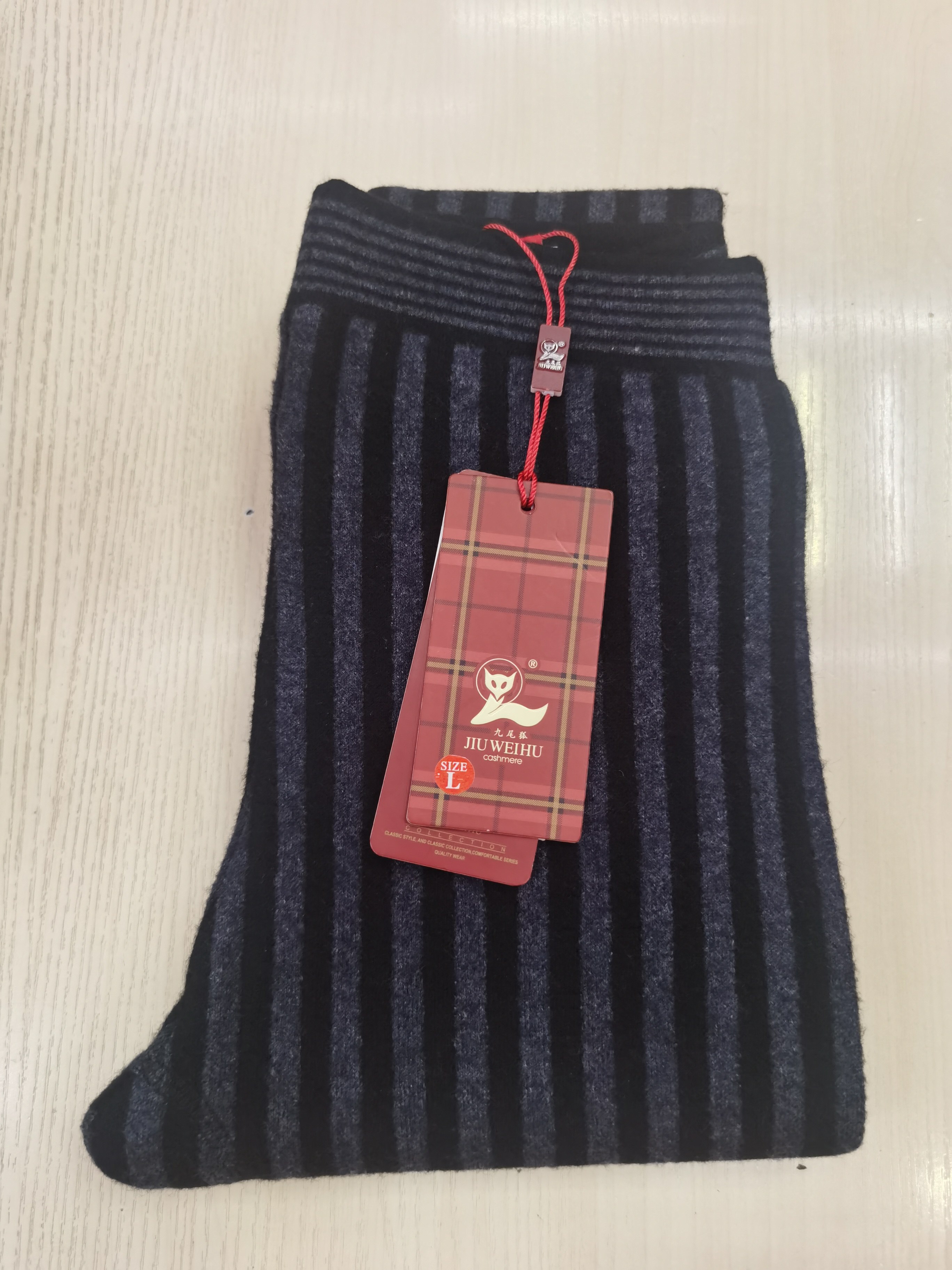 九尾狐新款女士大码羊绒春秋内衣裤厚款保暖羊毛裤妈妈羊绒打底裤