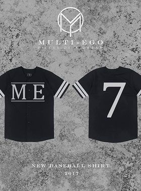 Multi-Ego 猫踢狗乐队Baseball Tee棒球T恤