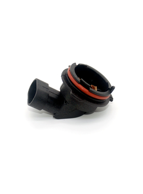 适用奔驰C级W204 C63 AMG防雾灯灯座H7支架前杠灯9006转插接口