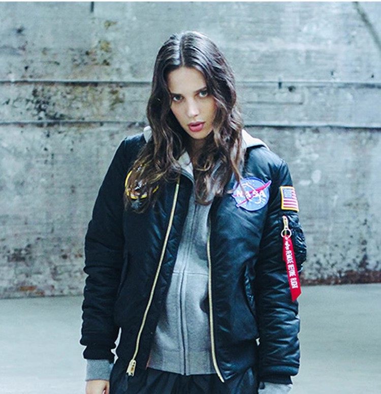 ALPHA阿尔法工业 MA-1太空总署NASA飞行夹克个性时尚防寒男女棉服