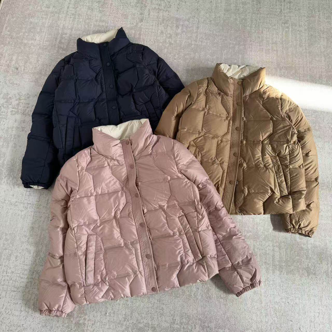 女款简约时尚百搭冬季韩版休闲短羽绒服