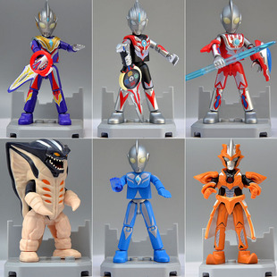 布鲁可积木奥特曼泽塔德尔塔天爪特利迦可动手办人偶