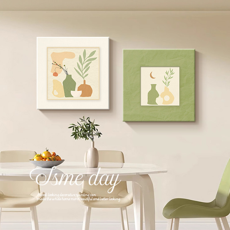 小清新奶油风艺术卧室床头