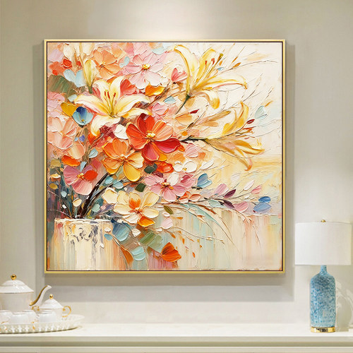 多巴胺抽象艺术餐厅装饰画