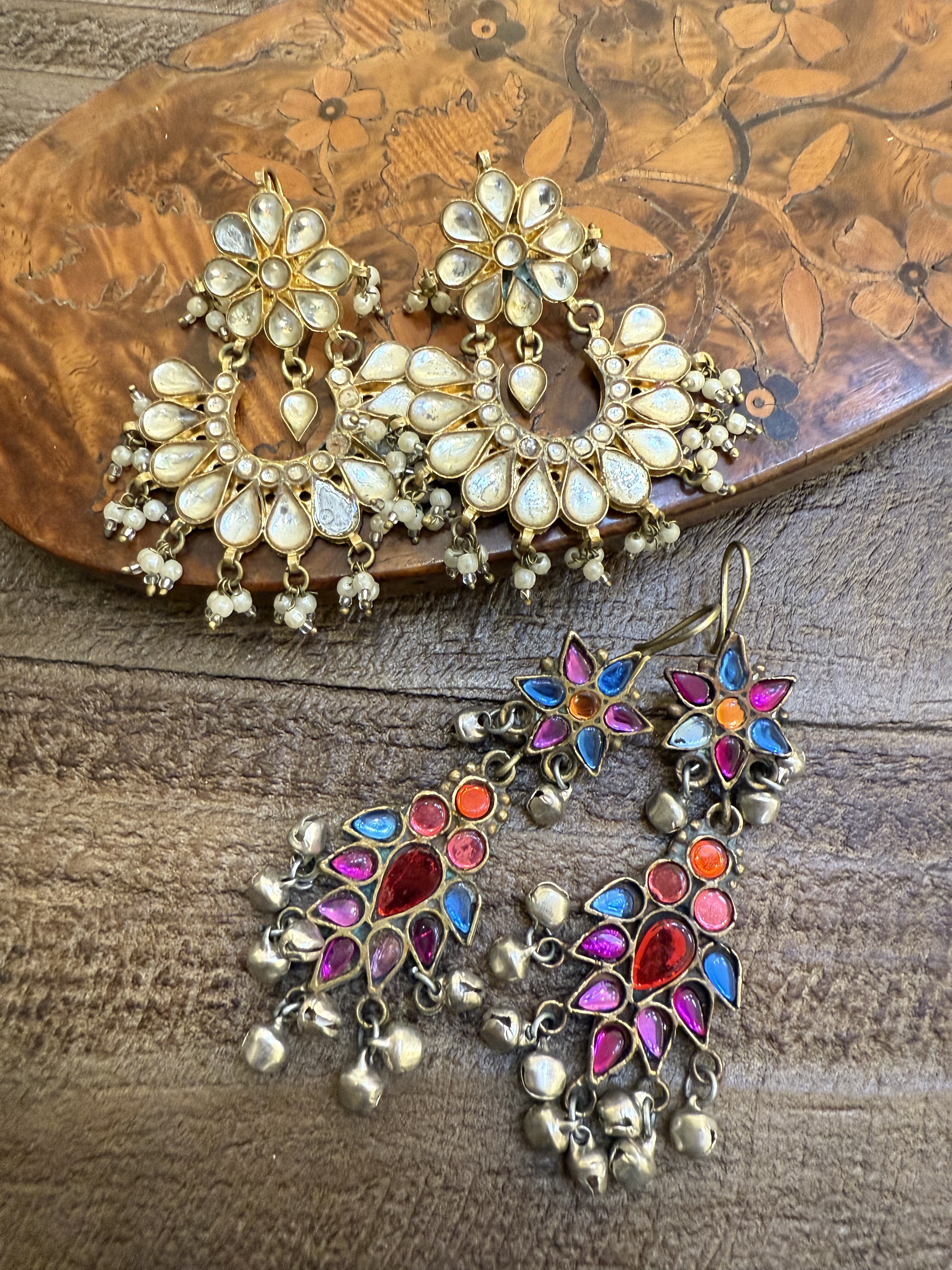 中古默认微瑕不退不换   老铜耳环大扫件  意大利