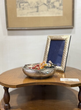 中古默认微瑕不退不换 意大利中古 800 银碗181.4g 16、13.3、4cm