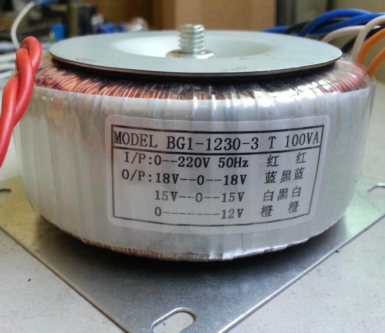 【正龙电子】全铜线环形变压器100W双18V双15V单12V重达3点2斤