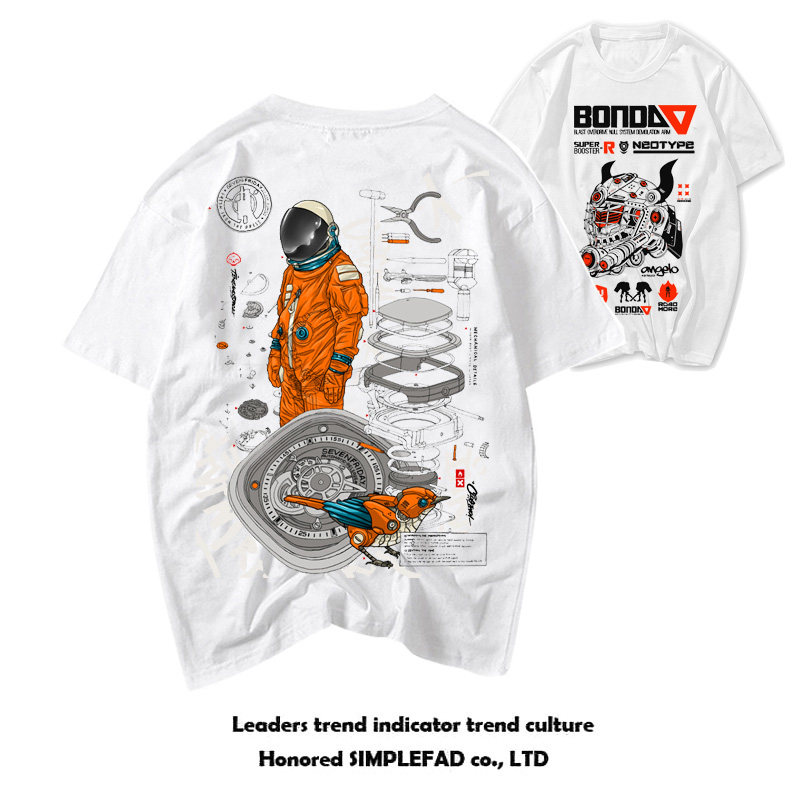 这就是铁甲欧美街头闪电赛博朋克机能风科幻运动潮牌国潮高街头男