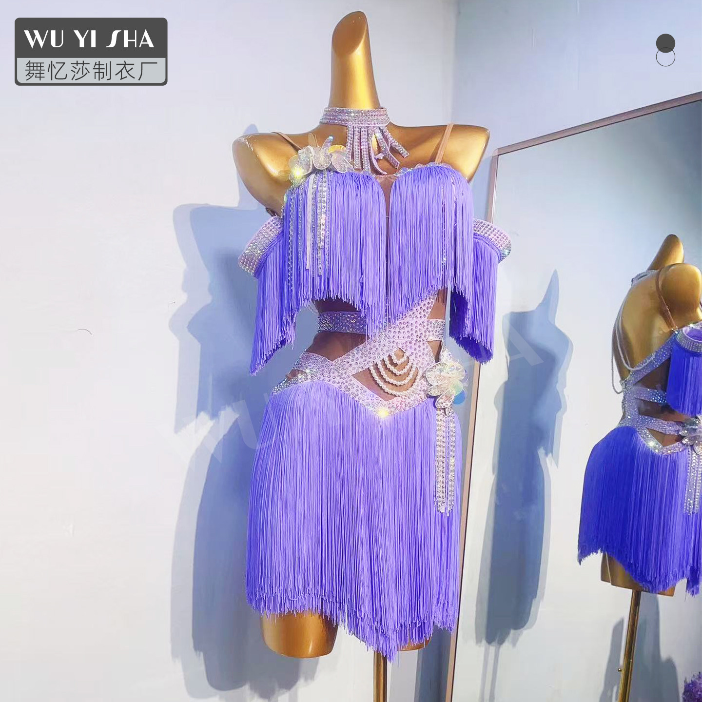 舞忆莎新款拉丁舞服比赛服