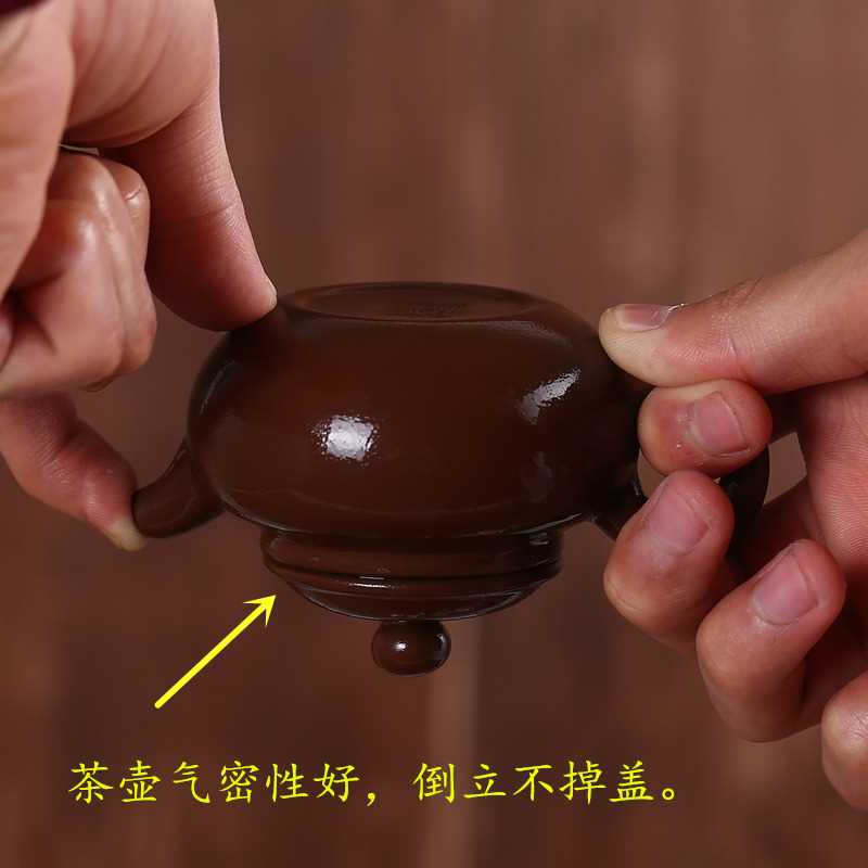 宜兴紫砂壶纯手工朱泥西施壶过滤冲泡茶壶陶瓷功夫茶具仿古小茶壶