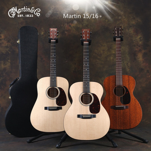 马丁Martin 00016 D15M GPC16E D16E全单民谣吉他 00015M 飞琴行