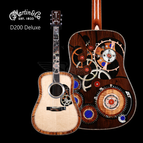 飞琴行Martin马丁D200民谣木吉他