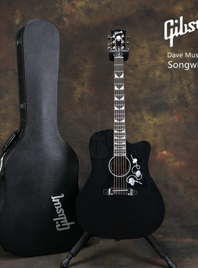 飞琴行Gibson Dave Mustaine马大卫Songwriter全单电箱民谣吉他