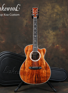 飞琴行 Lakewood M56CP Koa Custom全单电箱民谣吉他 相思木