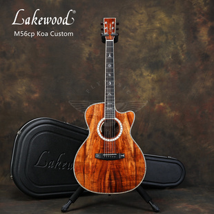 飞琴行 Lakewood M56CP Koa Custom全单电箱民谣吉他 相思木