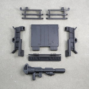 Sharkwo工作室地出王国沃尔沃VNR擎 天柱车厢配件载具升级包