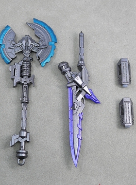 阿柴工作室电影外传SS-EX天灾擎天 柱109威震 天大剑武器战斧