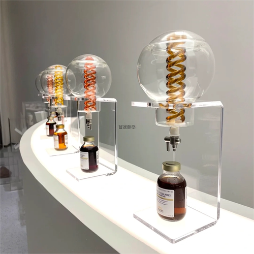 皮肤管理中心展示架螺旋管摆件