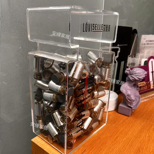 高透明亚克力收纳盒美容院安瓶专用收纳装饰盒医美桌面艾定制维岚