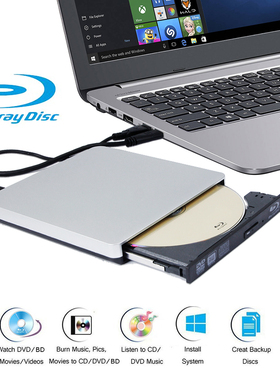 USB3.0外置蓝光光驱全区DVD刻录机笔记本MAC电脑通用蓝光光驱高清