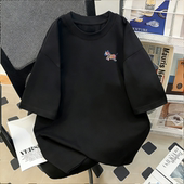 100%纯棉短袖 重磅半袖 体恤男女夏季 品牌联名马年T恤 短袖