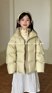 加绒羽绒服百搭休闲潮范7356 女童儿童韩版 乔贝乐2024新款 冬款