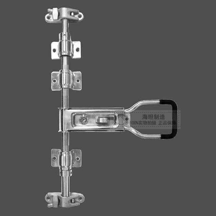 集装箱船舶304不锈钢门把手总成 制冷设备门锁耐腐蚀不生锈40100